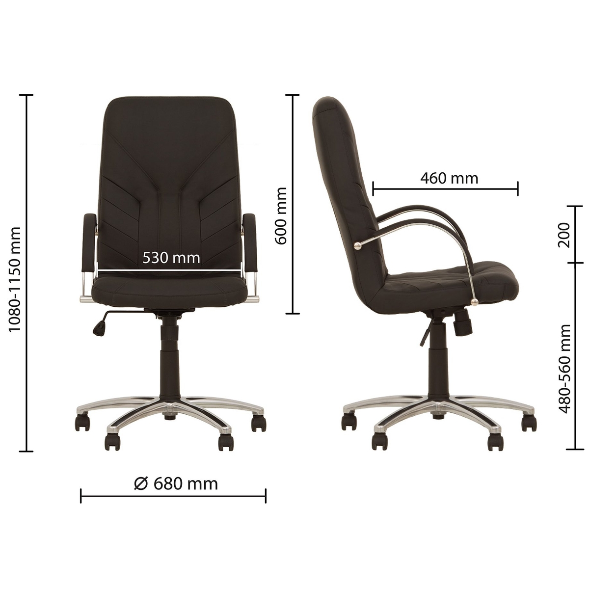 Стол мениджърски Manager Steel SP - Image 2